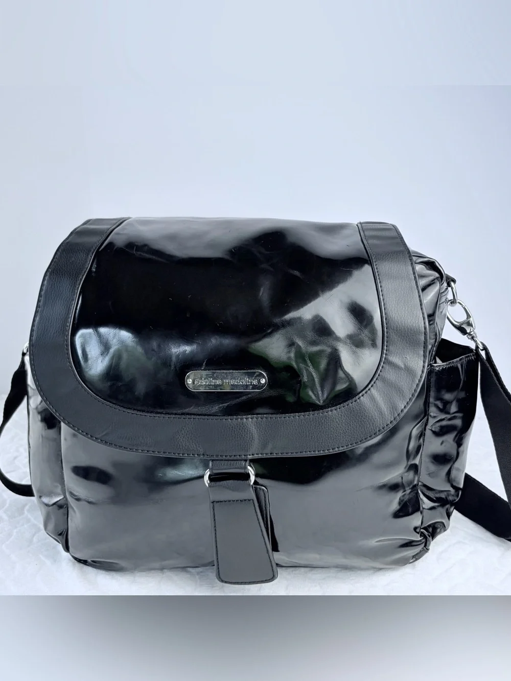 Adelina Madelina Whimsygoth Diaper Bag with stroller hooks and changing pad